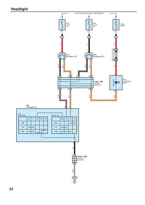hilux headlight wiring diagram 